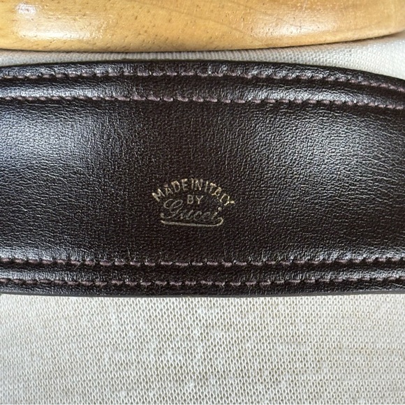 Vintage Gucci canvas and leather belt - Picture 10 of 10